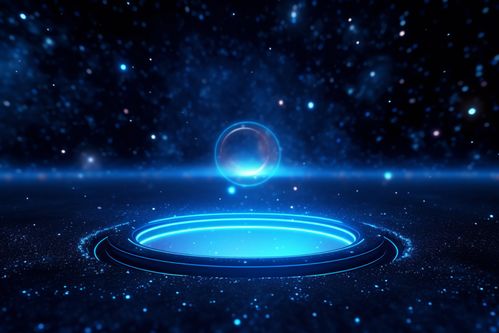 飛碟圓盤科技感背景圖 廣告素材 下載至來源處