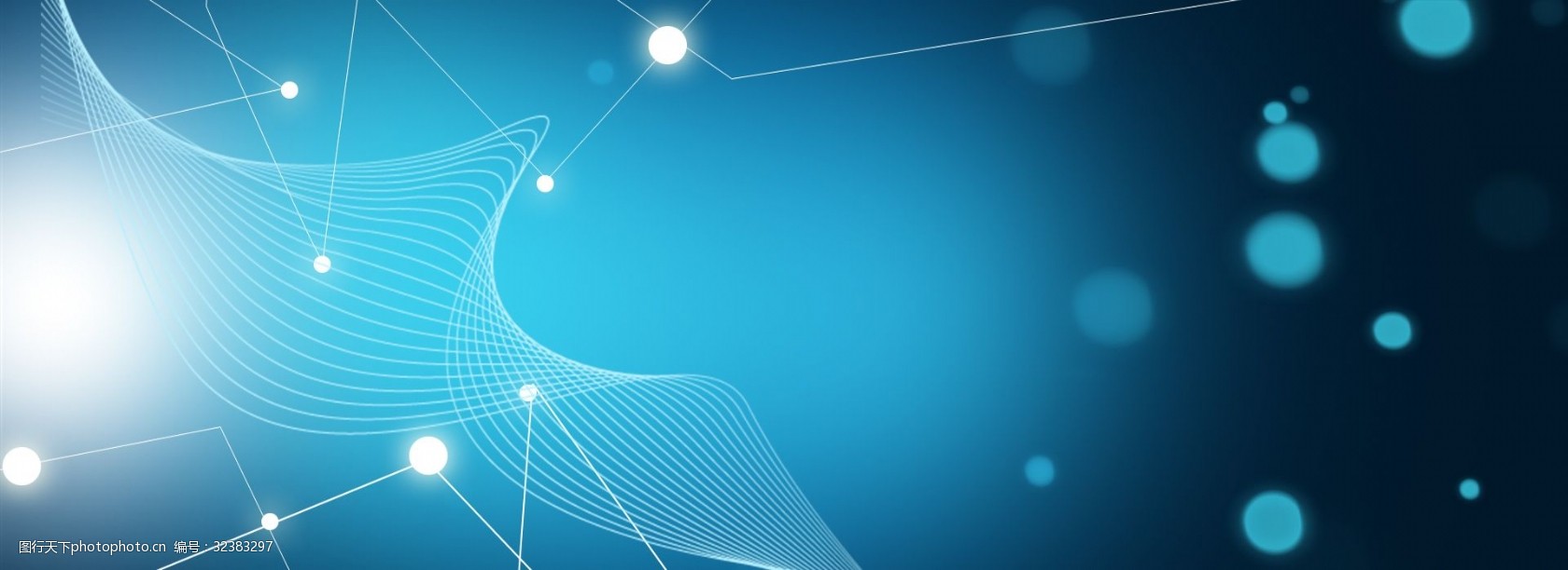 科技漸變藍(lán)色海報(bào)背景圖片-