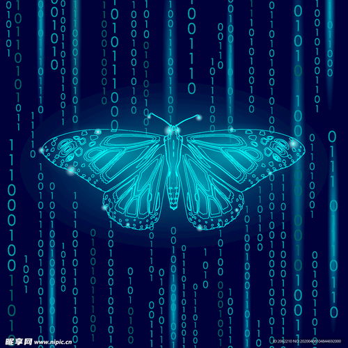 超強科技感蝴蝶背景板設(shè)計圖